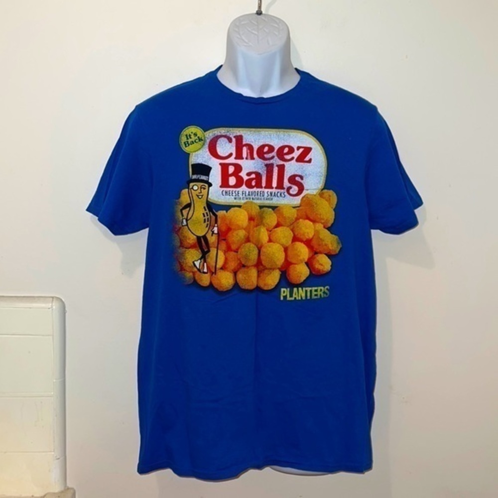 Unisex Planters Cheez Balls/Mr.Peanut Distressed Graphic Tee